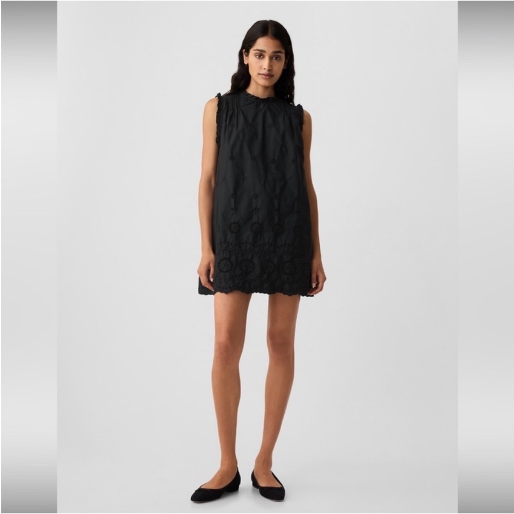 Doen Midnight Black Sleeveless Mini Dress
